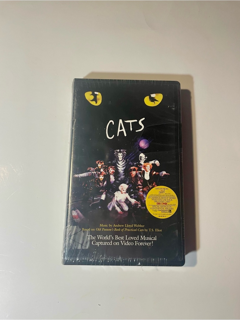 Cats Musical VHS - Black Edition New Sealed Vintage Collectible Collectors Film